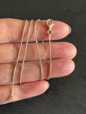 925 Sterling Silver Snake Chain.